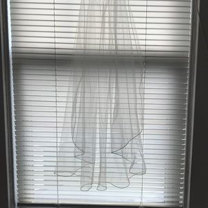 Never used ivory white wedding veil